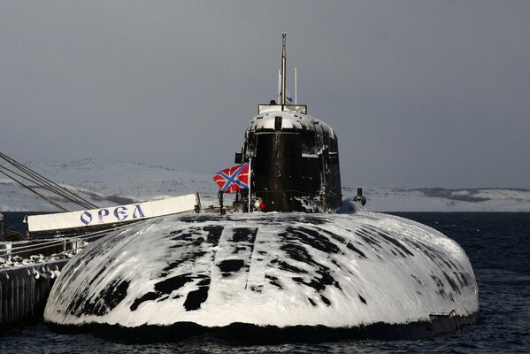 Atom-U-Boot Adler im Meer