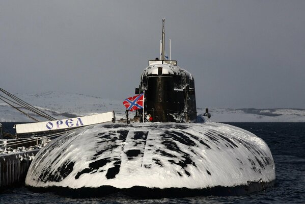 Sottomarino nucleare Aquila in mare