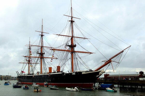 Königliches Schlachtschiff Krieger in England