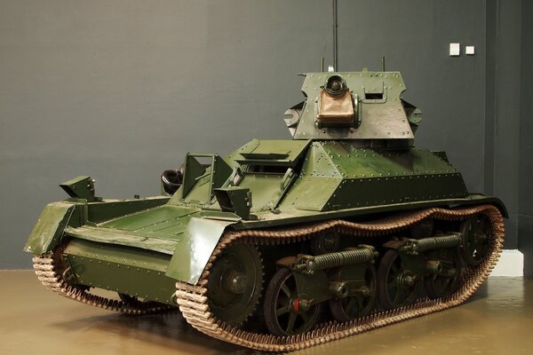 A model of a British light tank