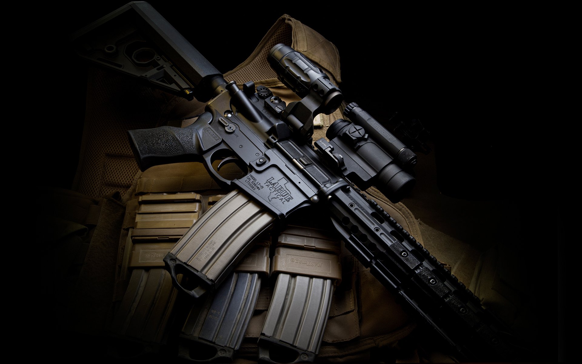 m4 assault rifle twilight weapon shops optics larue tactical hd wallpaper