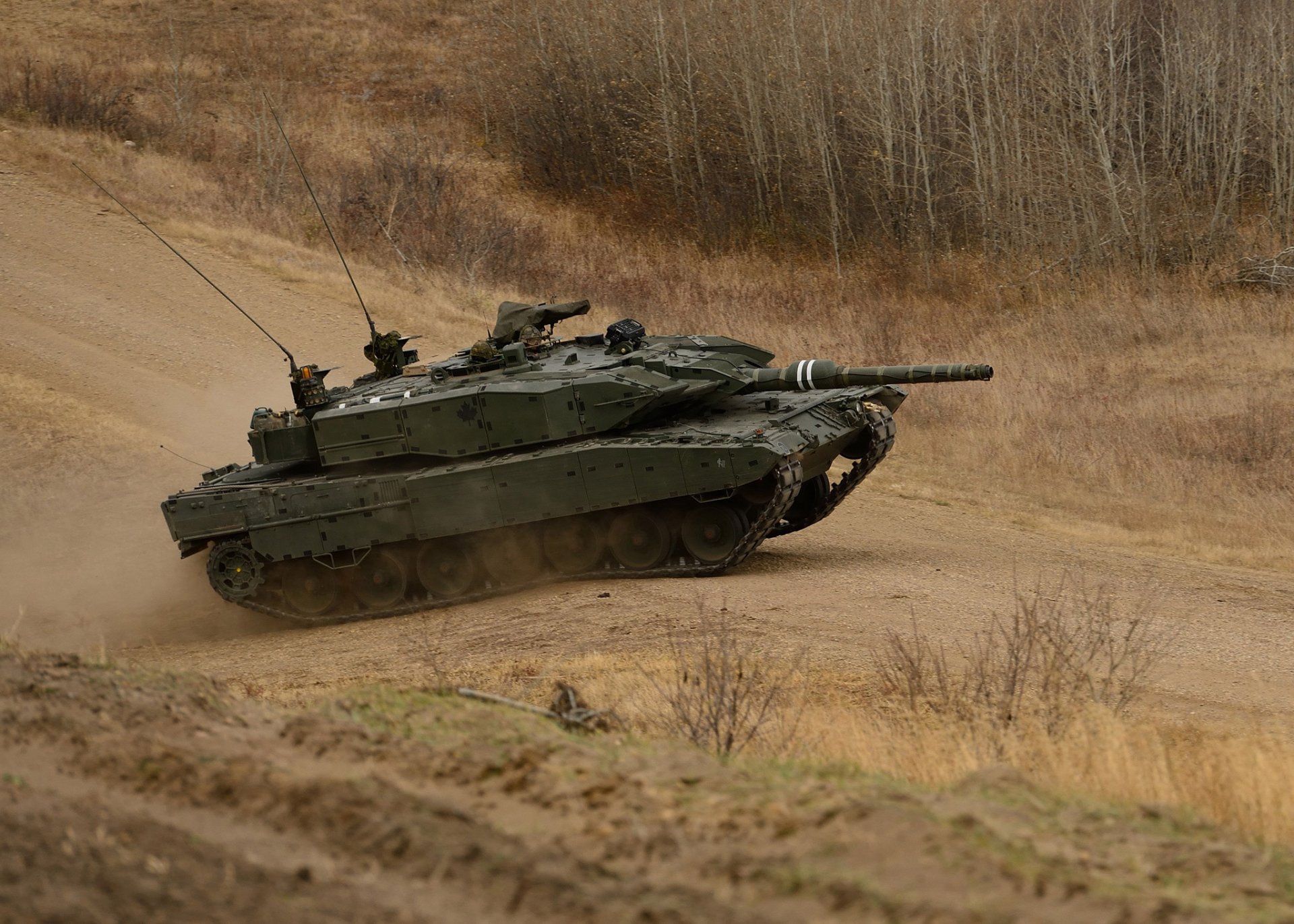 leopard-a4m kampf panzer straße