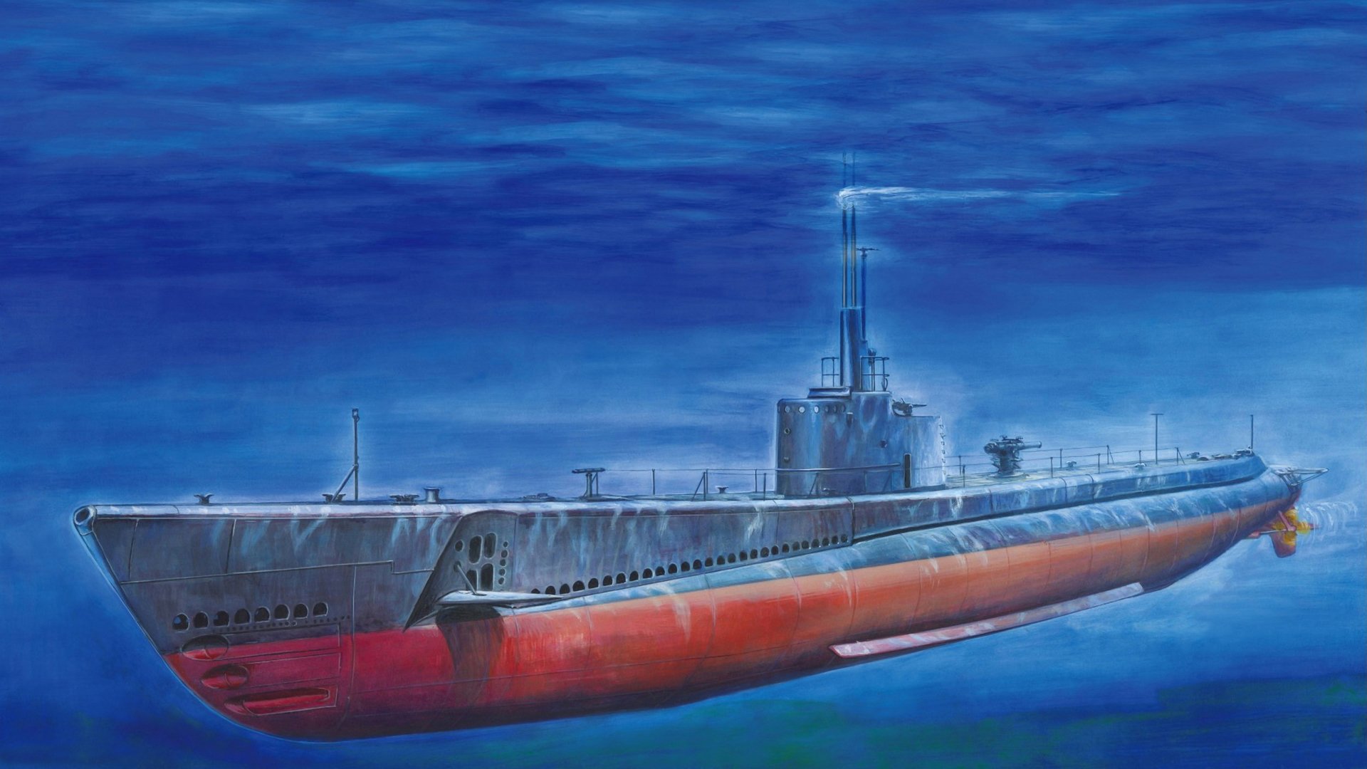 art fleet submarine boat class gato modified diesel engines rechargeable batteries increased duration patrols combat qualities submarines usa ww2