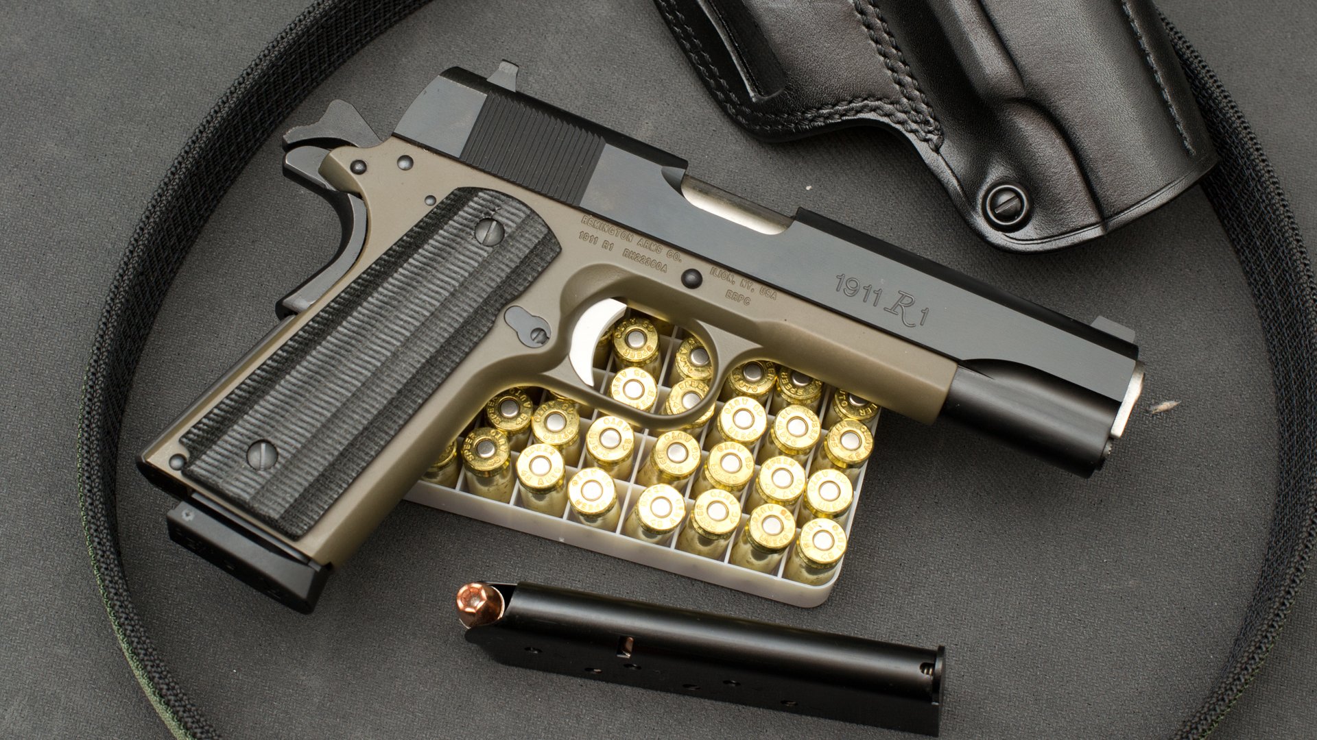 remington 1911 r1 semi-automatic pistol gun