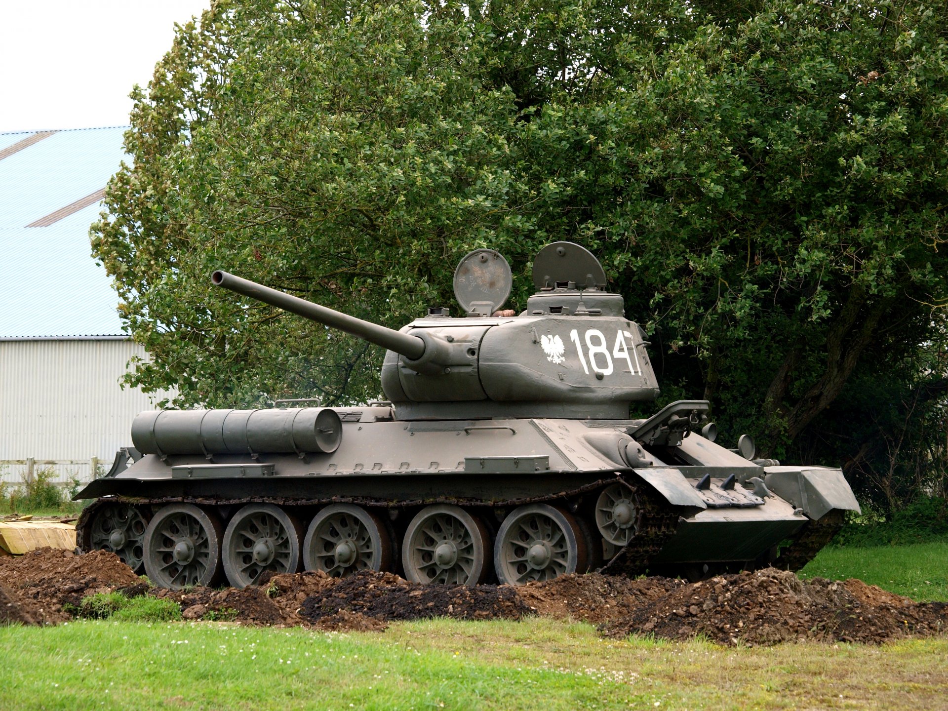 t-34-85 soviético medio tanque segunda guerra mundial