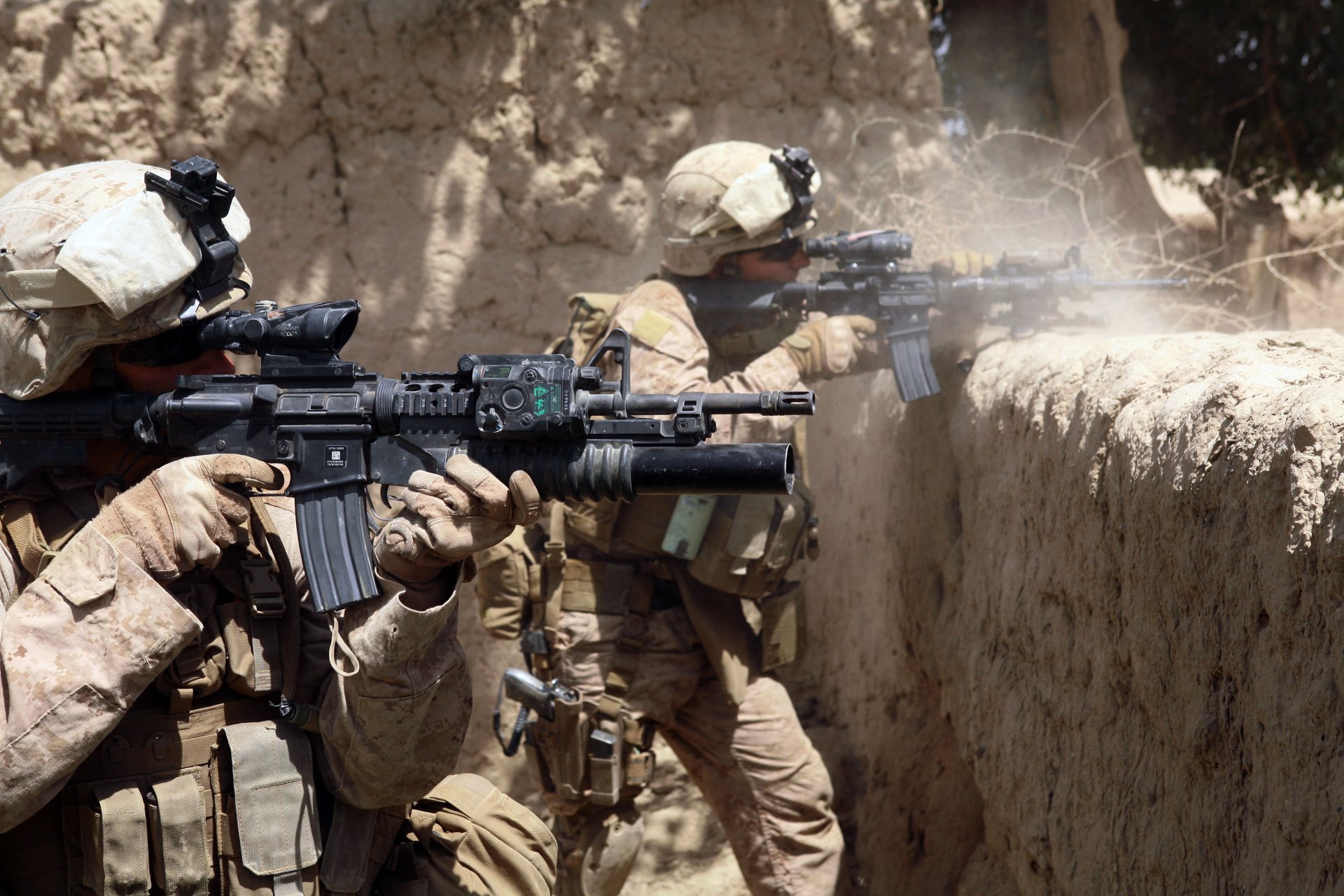 us marine corps guerrieri afghanistan fucile tiro