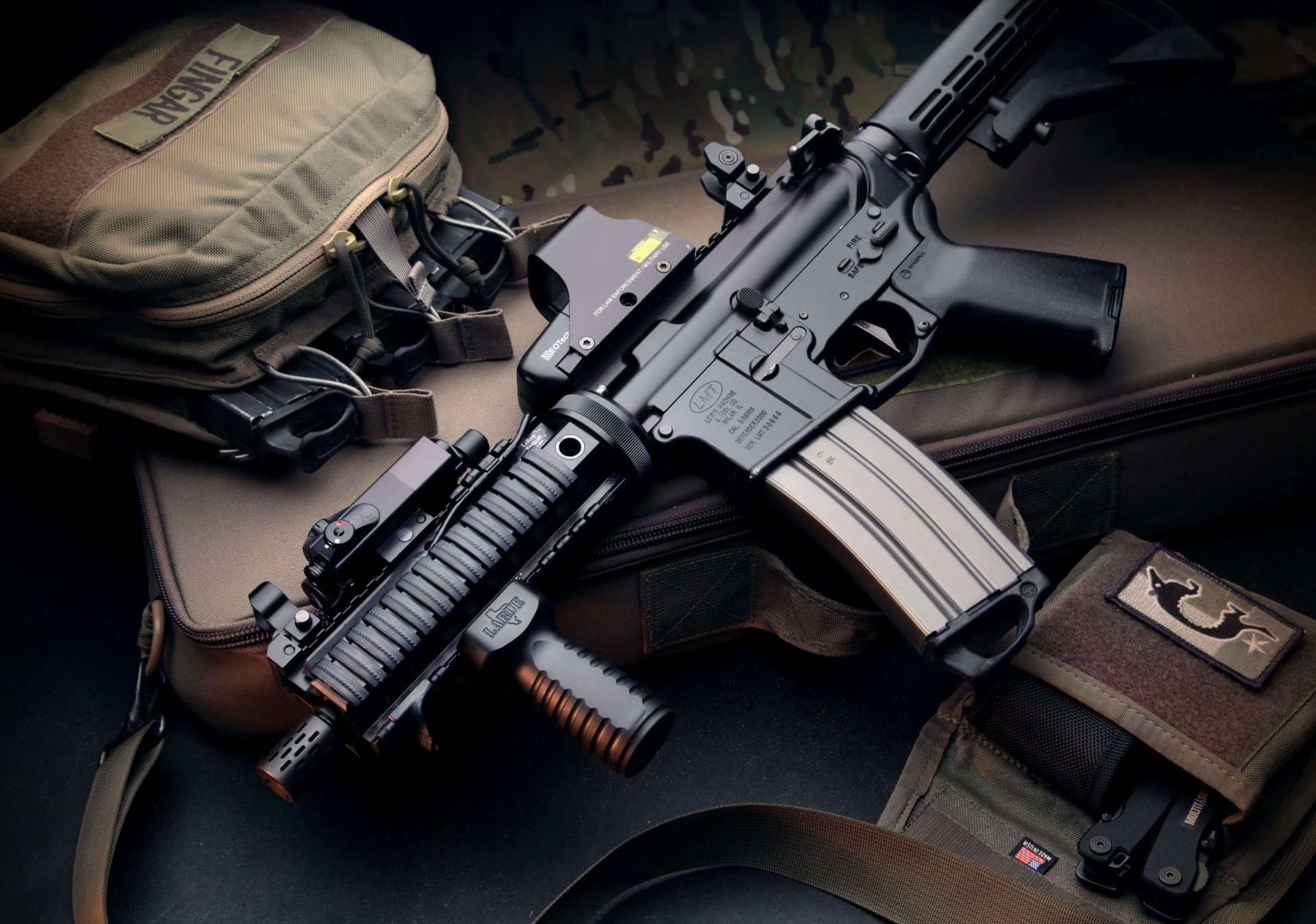 м4 автомат magpul коллиматор оружие сумка магазины ларю тактические hd обои