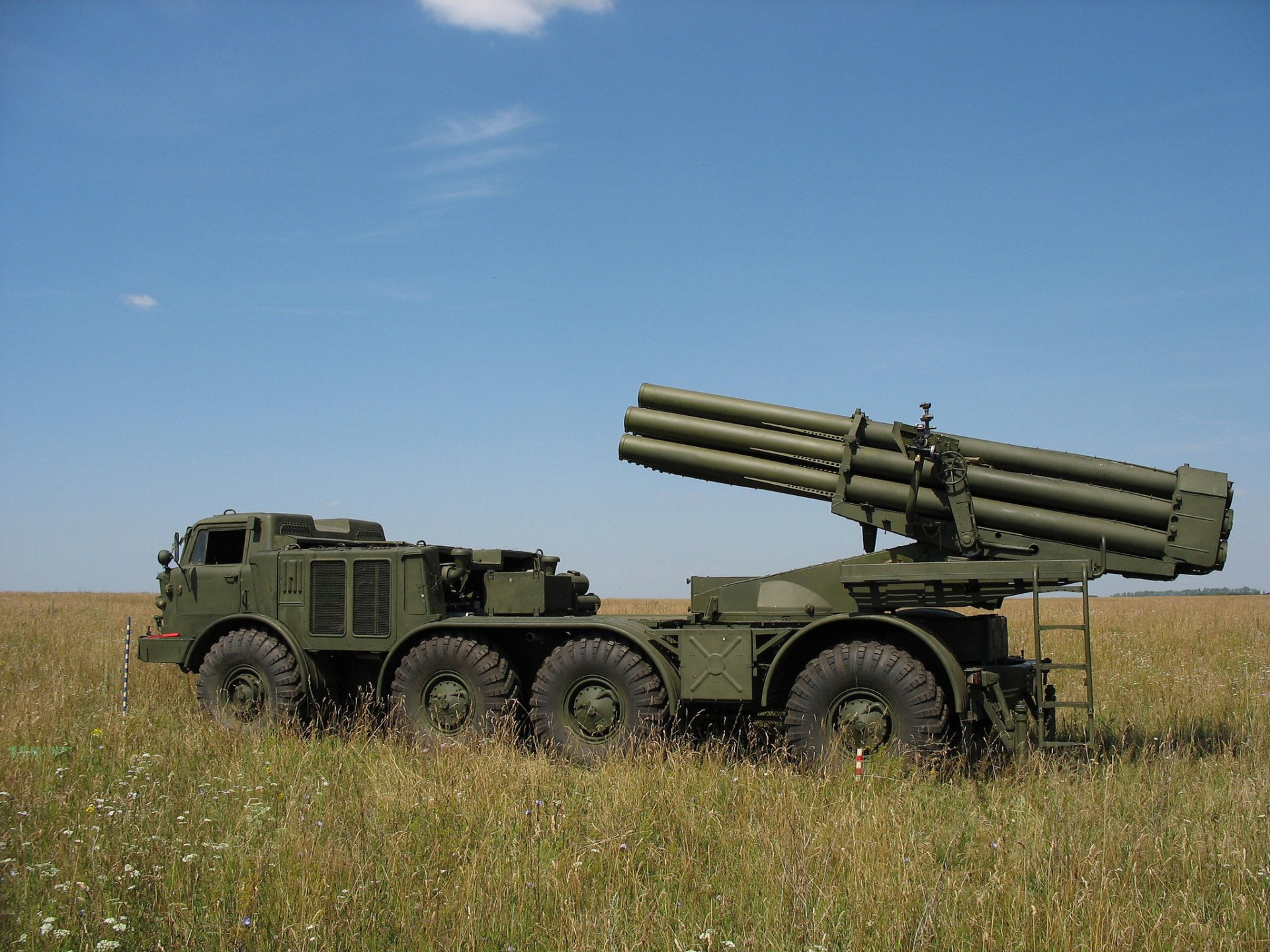 ouragan mlrs jet système salve feu champ