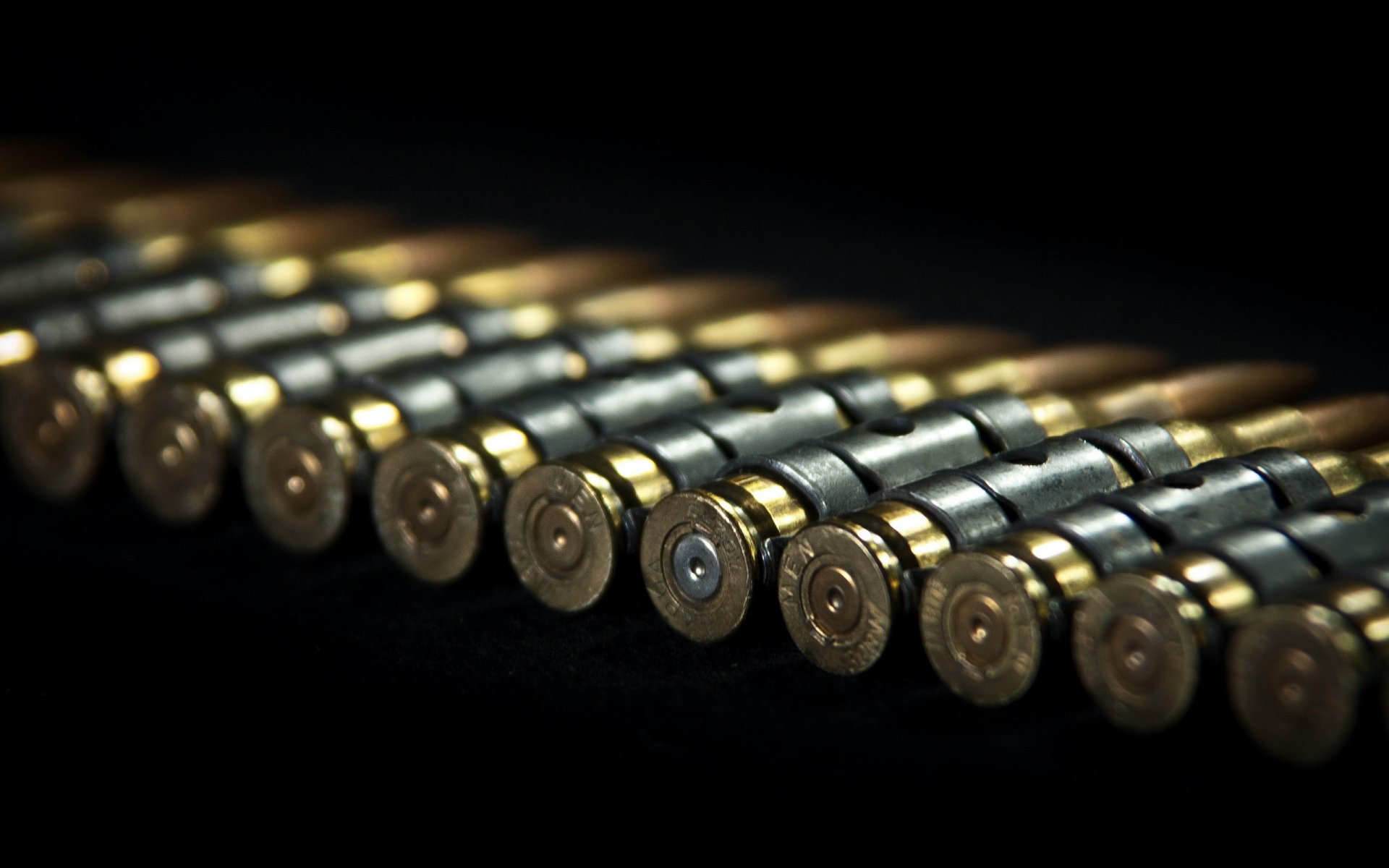 cartridges weapon close up