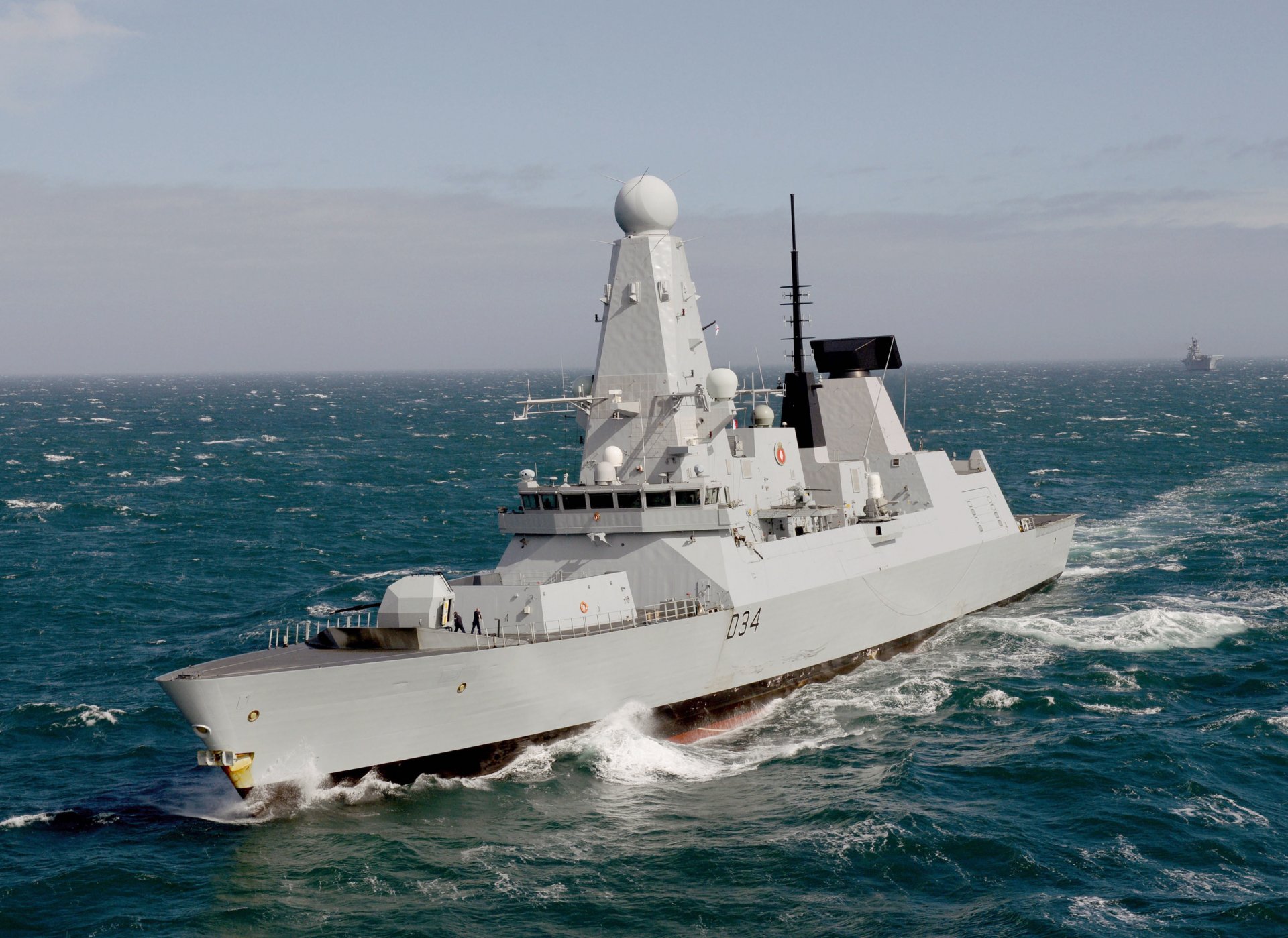 hms diamond d34 destroyer royal marine mer