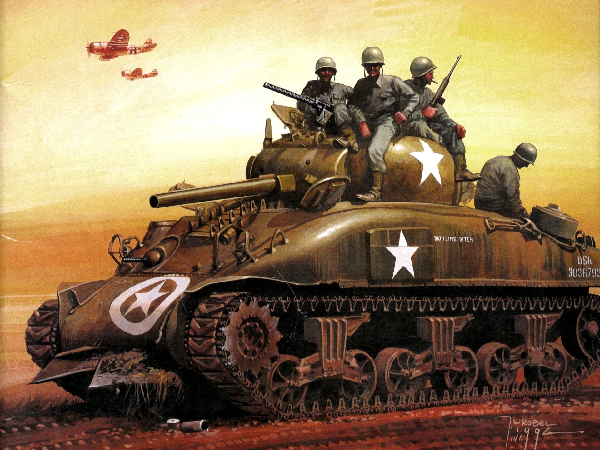 art m4sherman american medium tank infantry marines sky ww2 picture