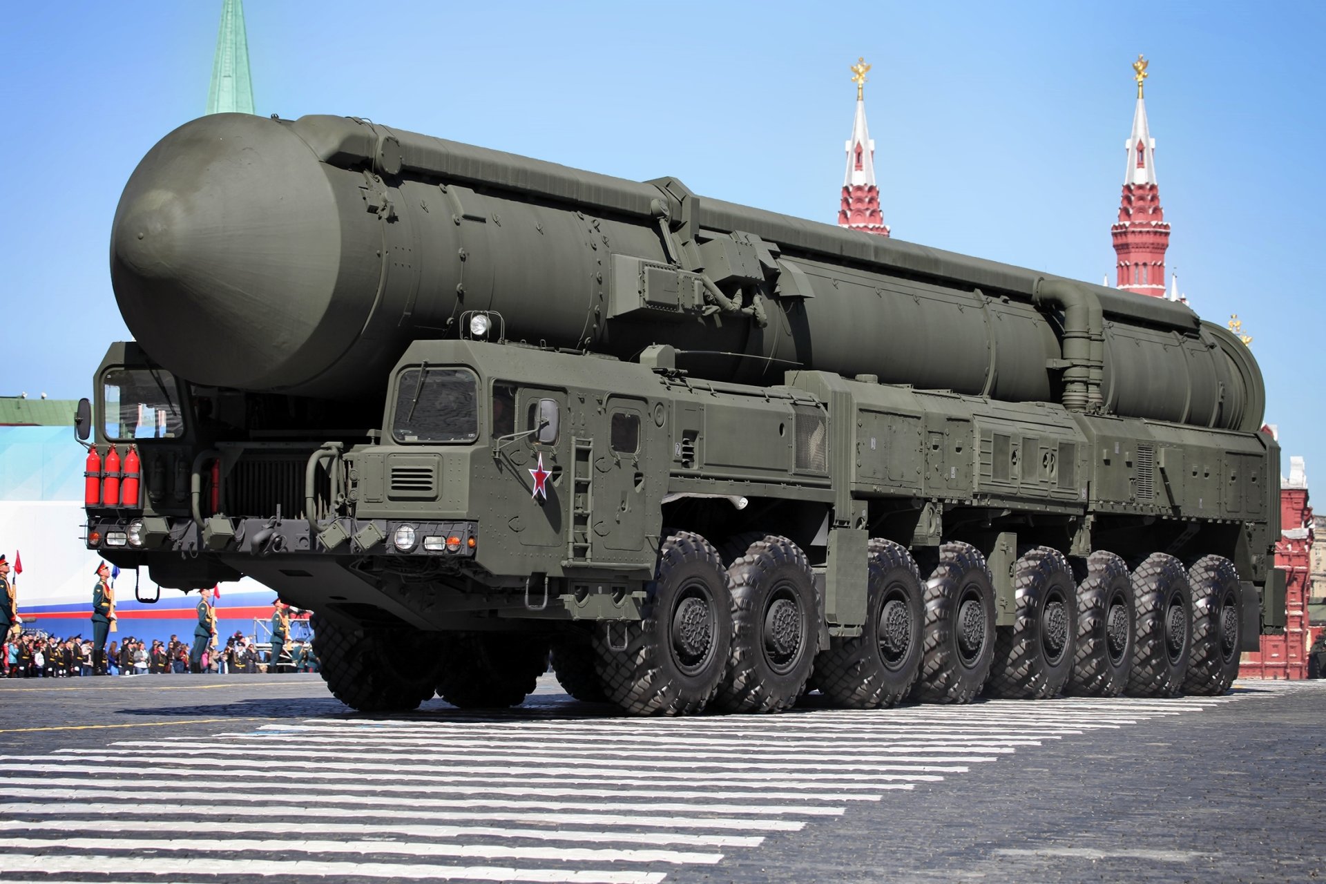 topol-m strategic missile forces rocket complex strategic destination victory parade red square may 9