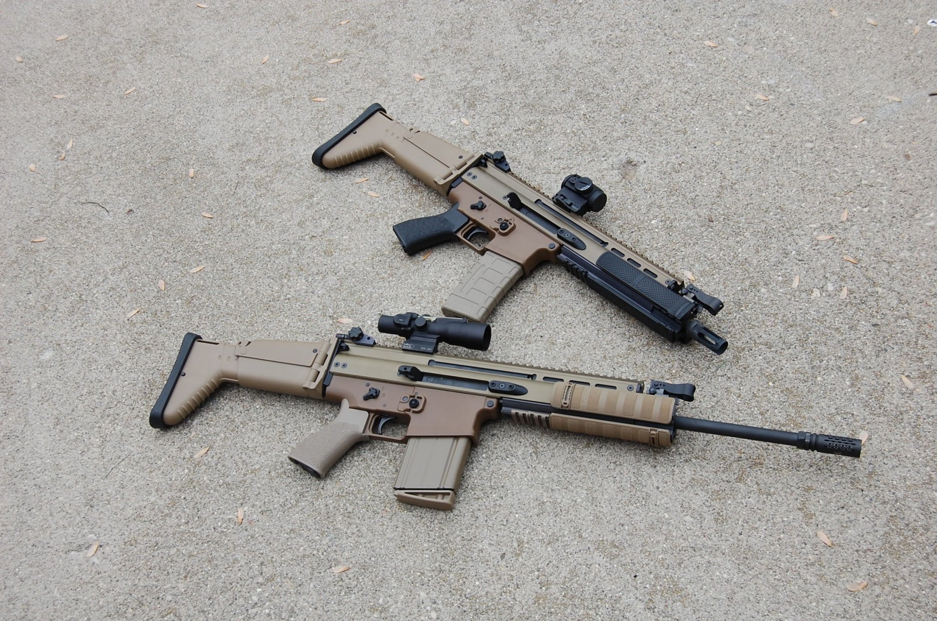 fn scar machines 2 pieces asphalt