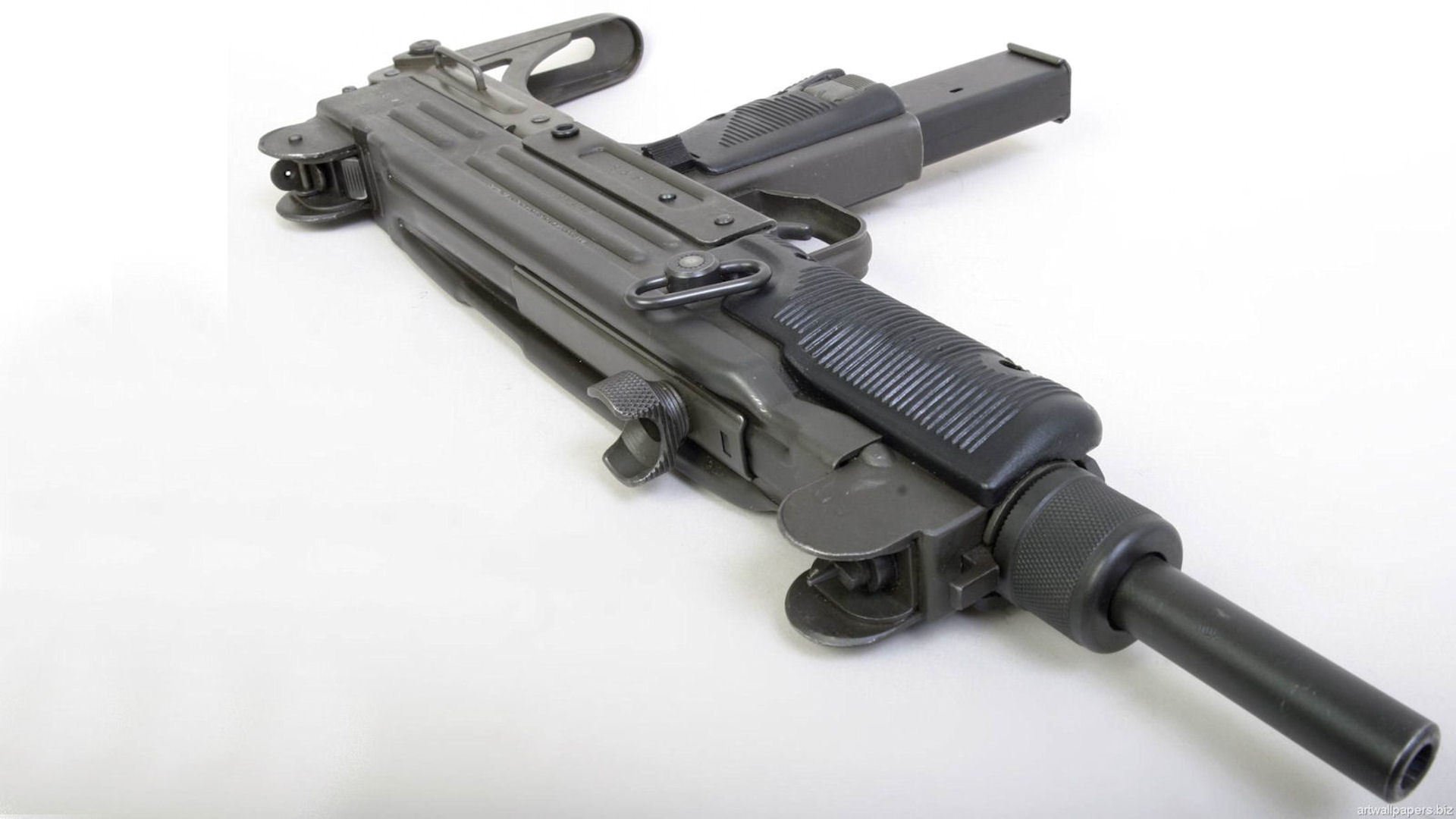 uzi israel military industries imi broń izrael białe tło