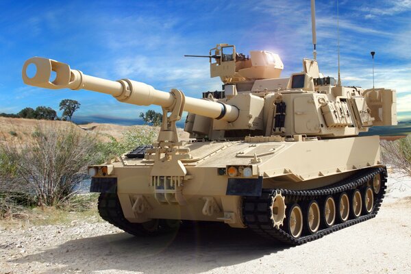 American self-propelled combat vehicle