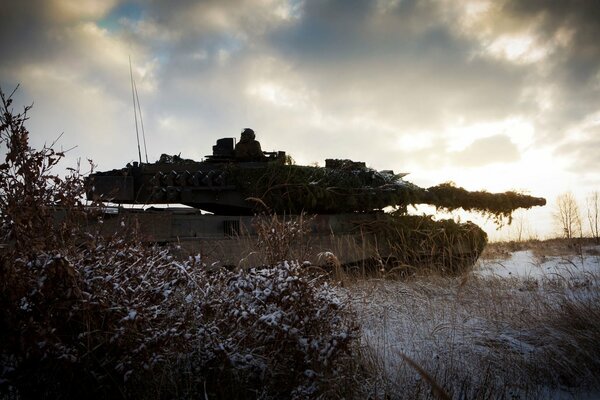 Modèle de réservoir allemand Leopard 2a6