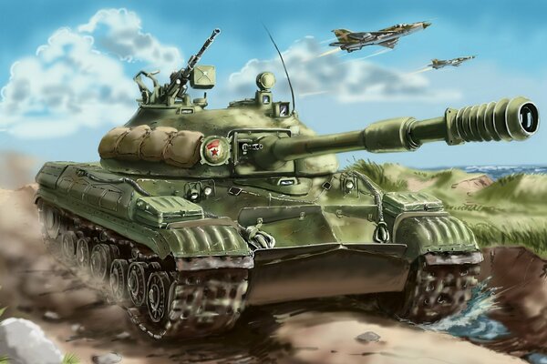 The tank is one of the most powerful combat vehicles