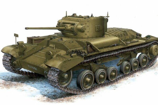 Light British tank participant of the Second World War