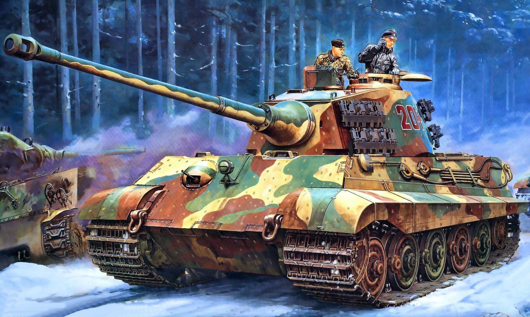 art land road forest panzerkampfwagen vi ausf b tiger ii tiger ii king tiger königstiger german heavy tank final period second world war