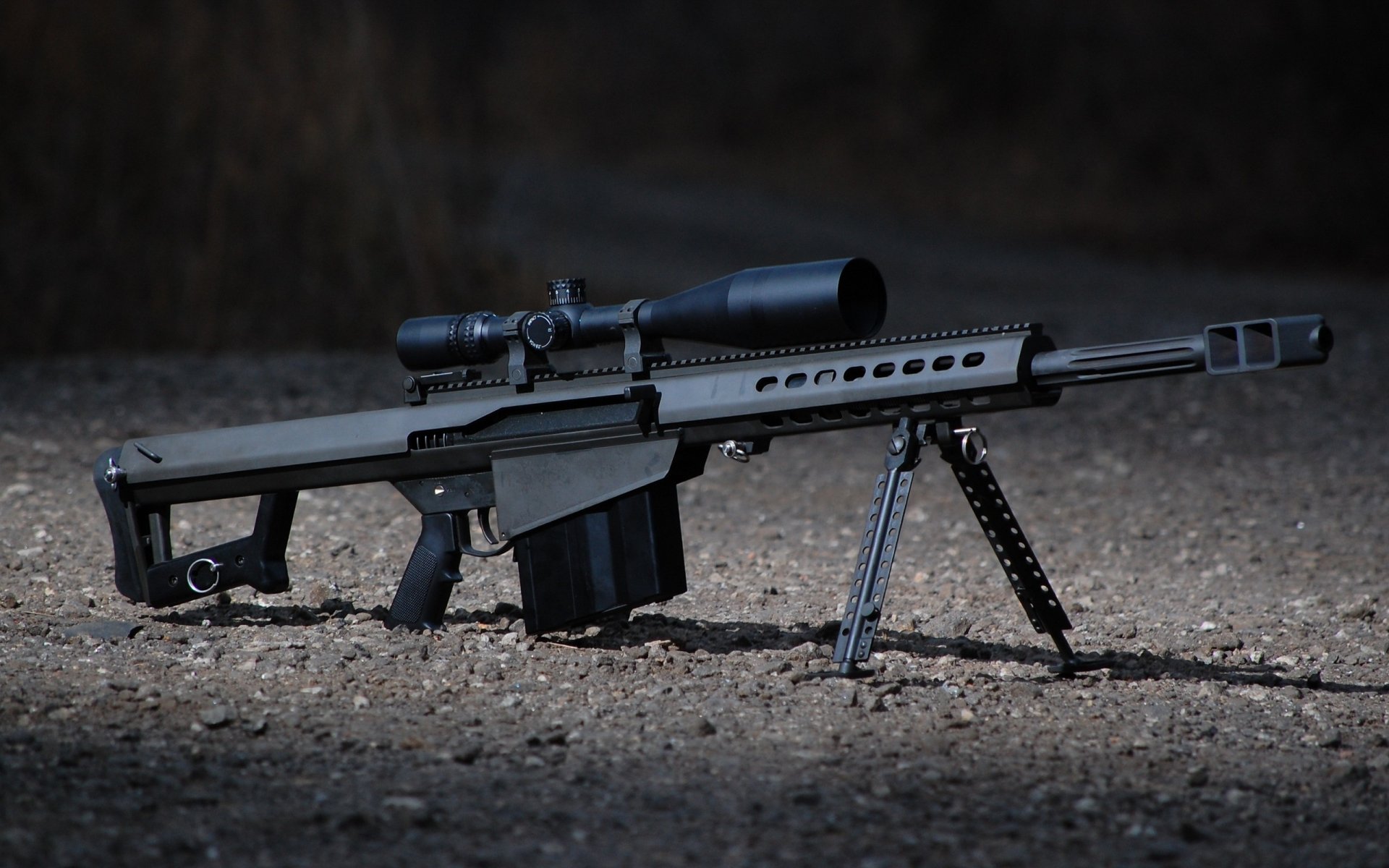 barrett m82 arma rifle de francotirador de gran calibre