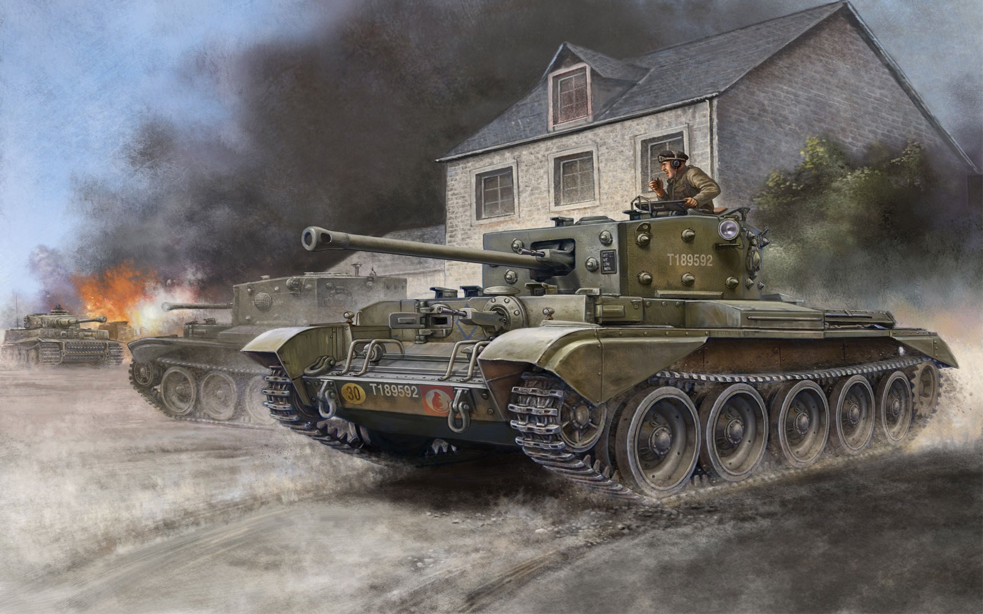 art tank cruise cromwell cruiser uk medium gauge and mark gun 75mm flames of war the world war ii miniatures game ww2