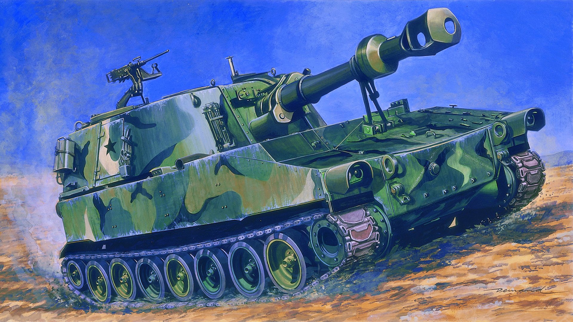 art acs m109 paladino americano semovente di artiglieria di montaggio di classe semovente obice calibro e pistola di marca 155-mm m126 crew pers