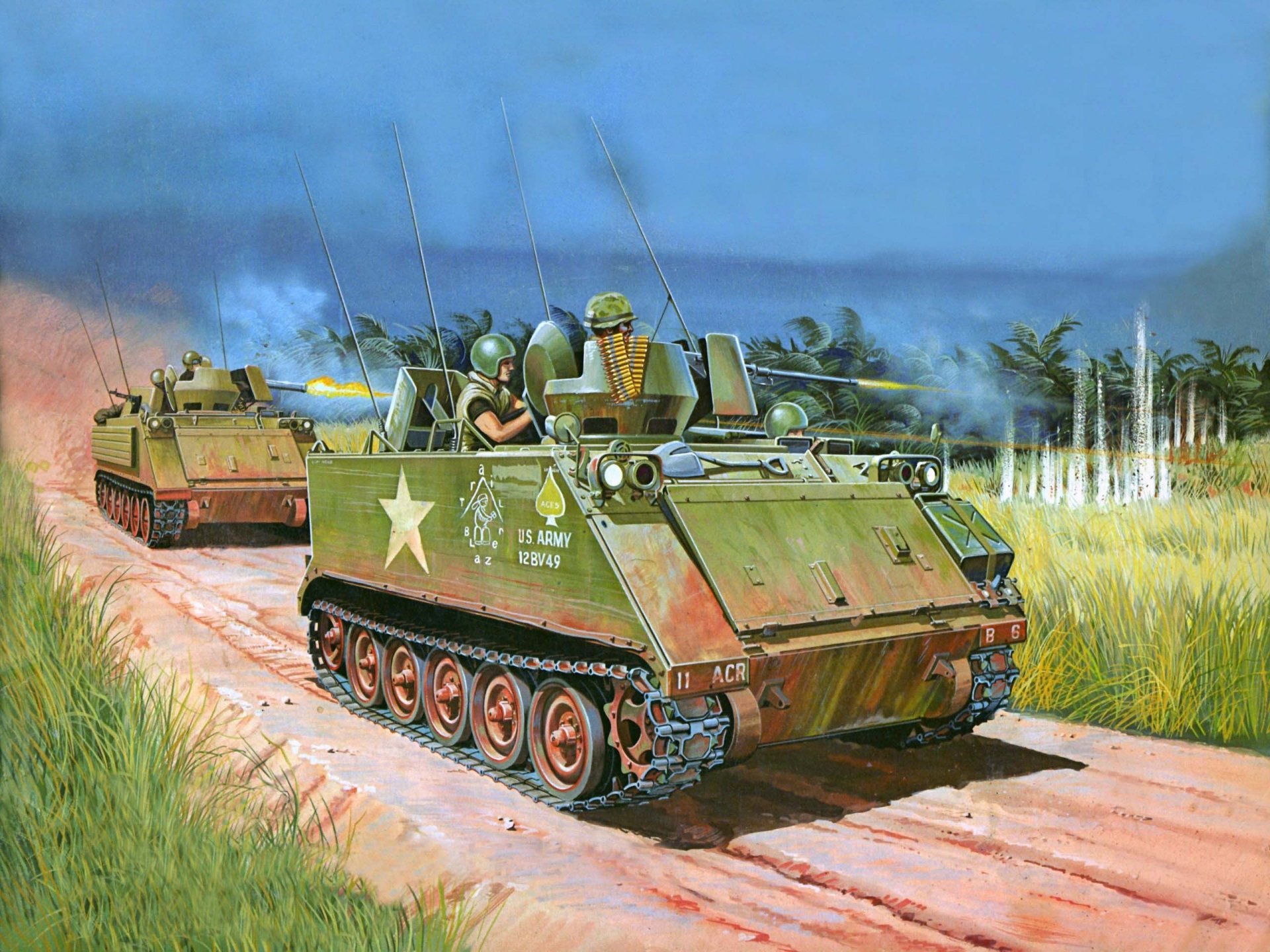 art m-113 maestro personale carrier apc stati uniti 1960 vietnam