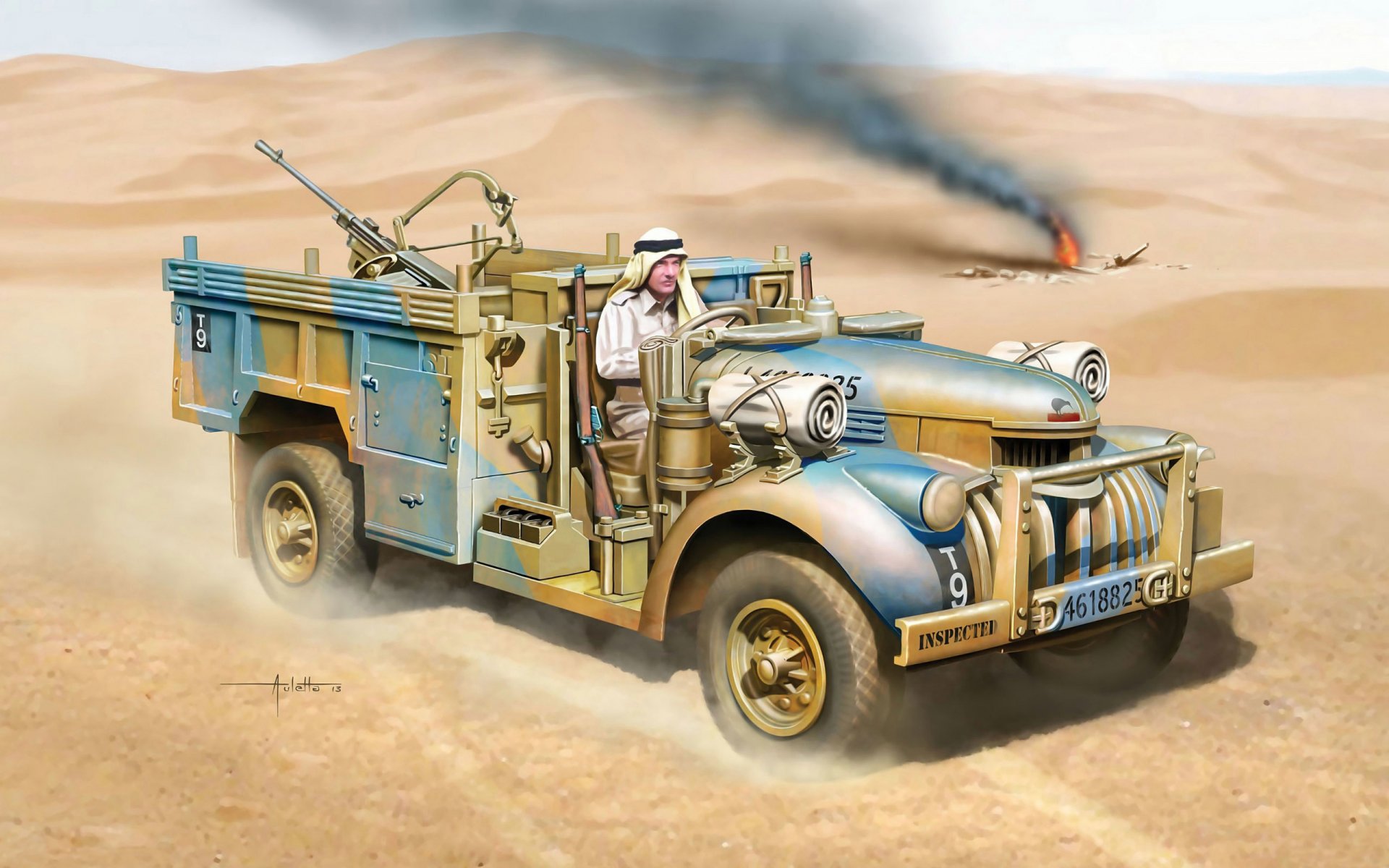 art long range desert group voiture de patrouille patrouilleur britannique forces spéciales sas commandant de voiture désert raider afrique du nord campagne entreprise en afrique du nord formé début ww2