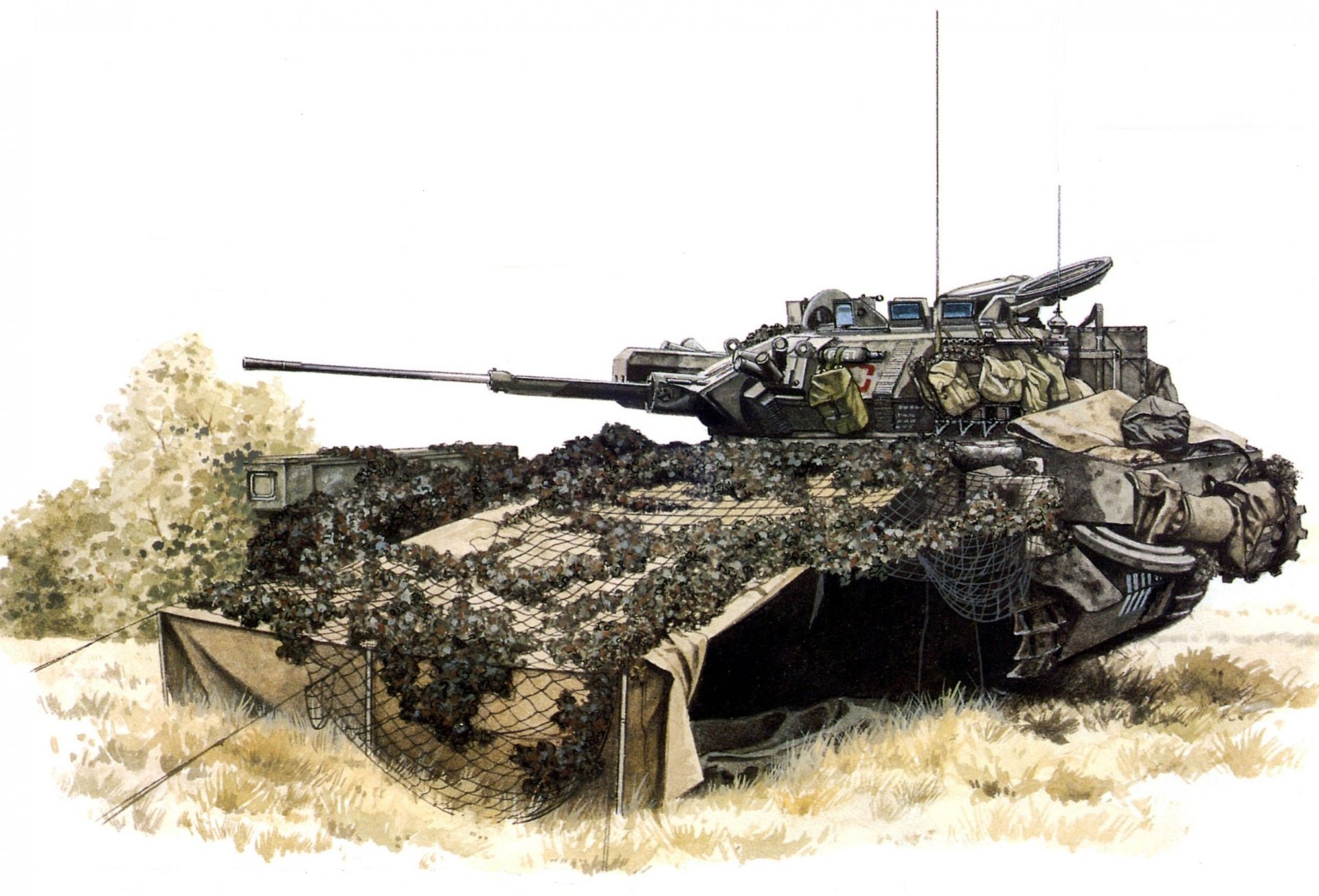 art scorpion scorpion uk reconnaissance tank 1970 position camouflage network picture