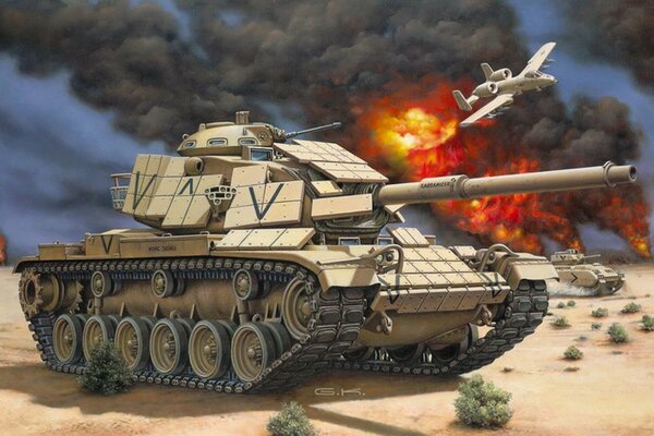 Изображение основного боевого танка США