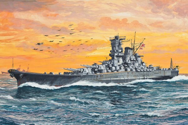 Japońska marynarka wojenna. Pancernik Yamato