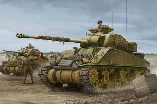 Czołg armii brytyjskiej podczas II wojny światowej