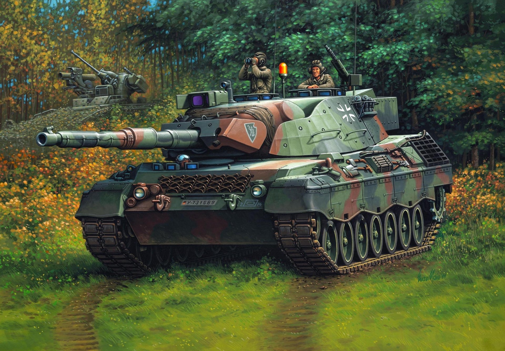 figure enzo mayo réservoir leopard 1 bundeswehr allemagne