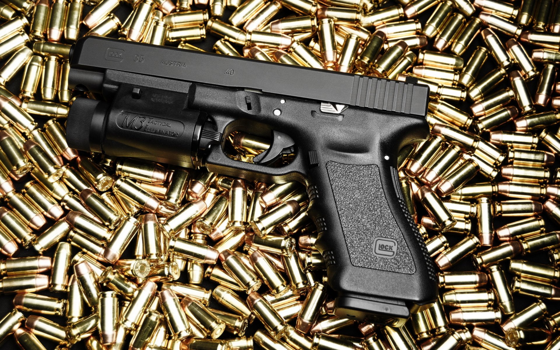 glock 35 pistola munizioni