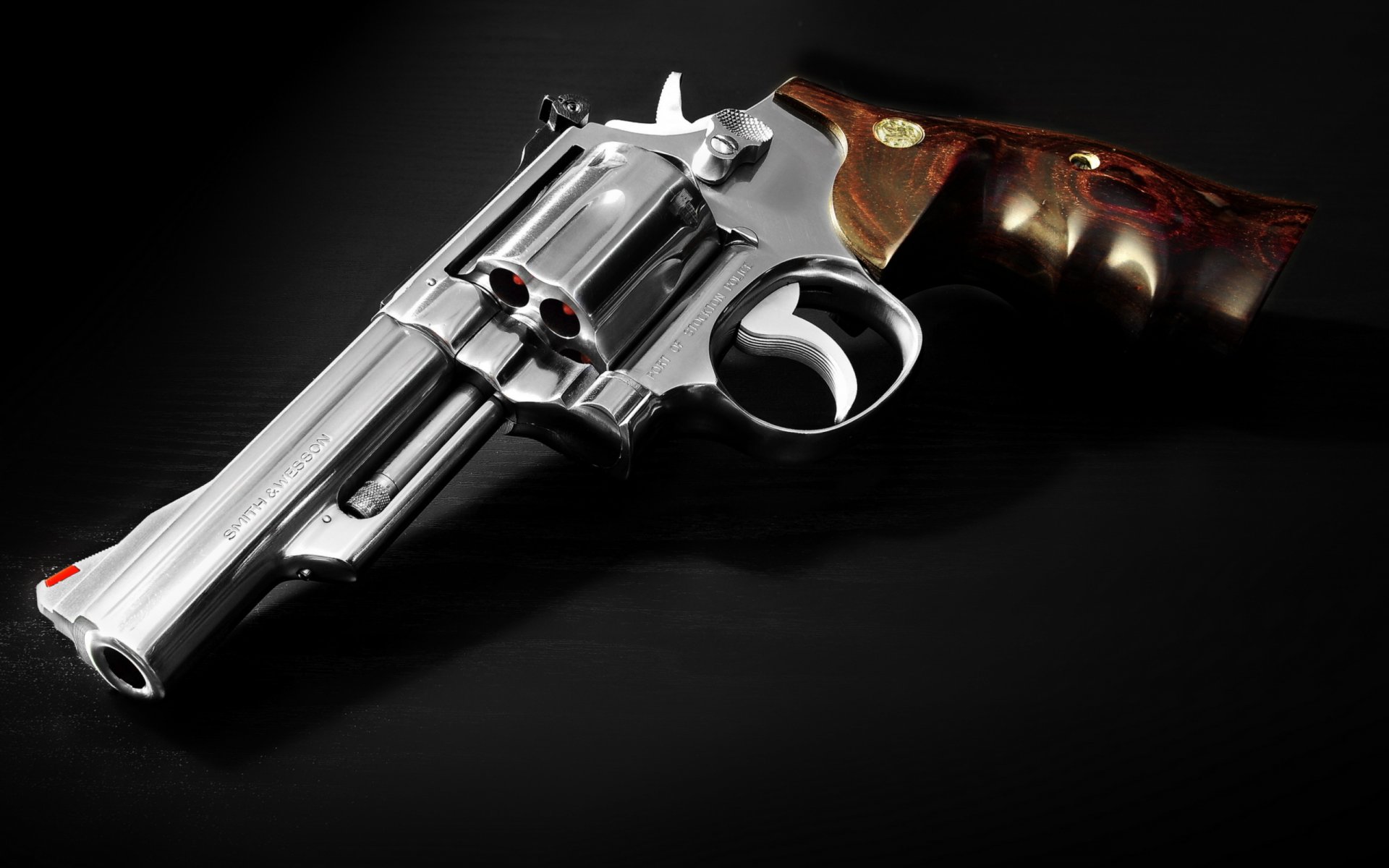 weapon revolver s&w background