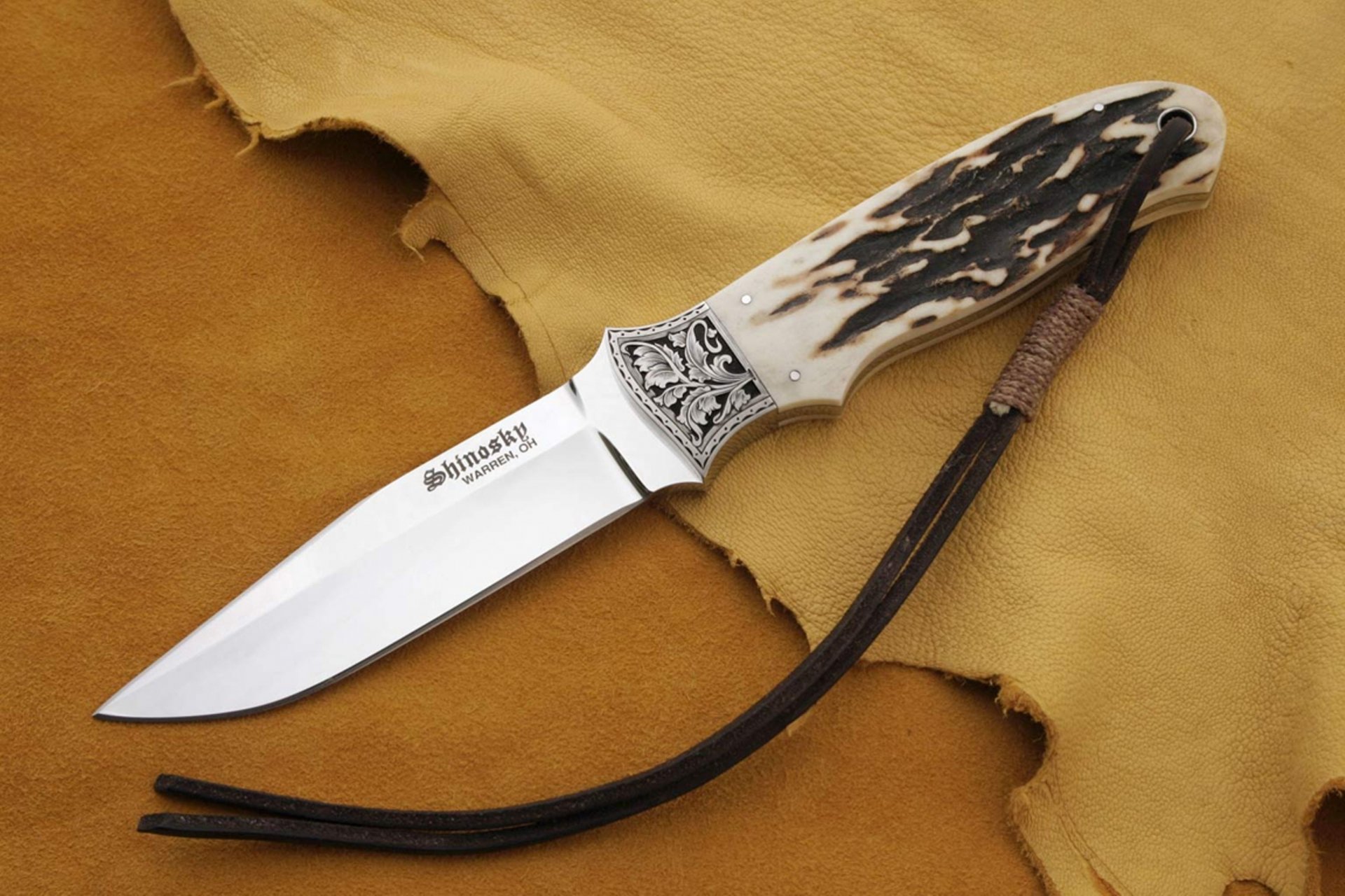 coltello cuoio tisak acciaio