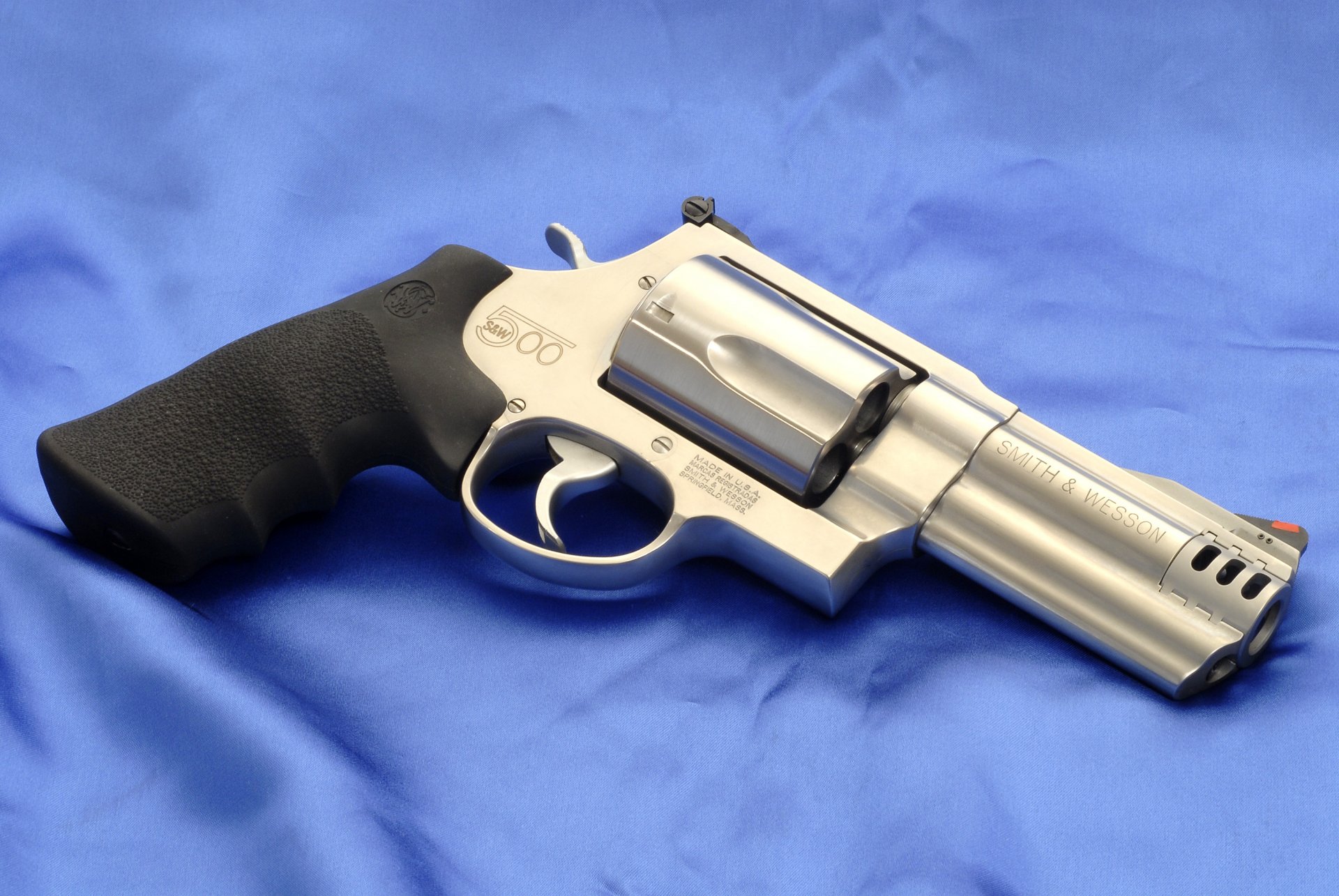 smith-wesson i model 500 pistolet smith wesson broń rewolwer płótno tapeta