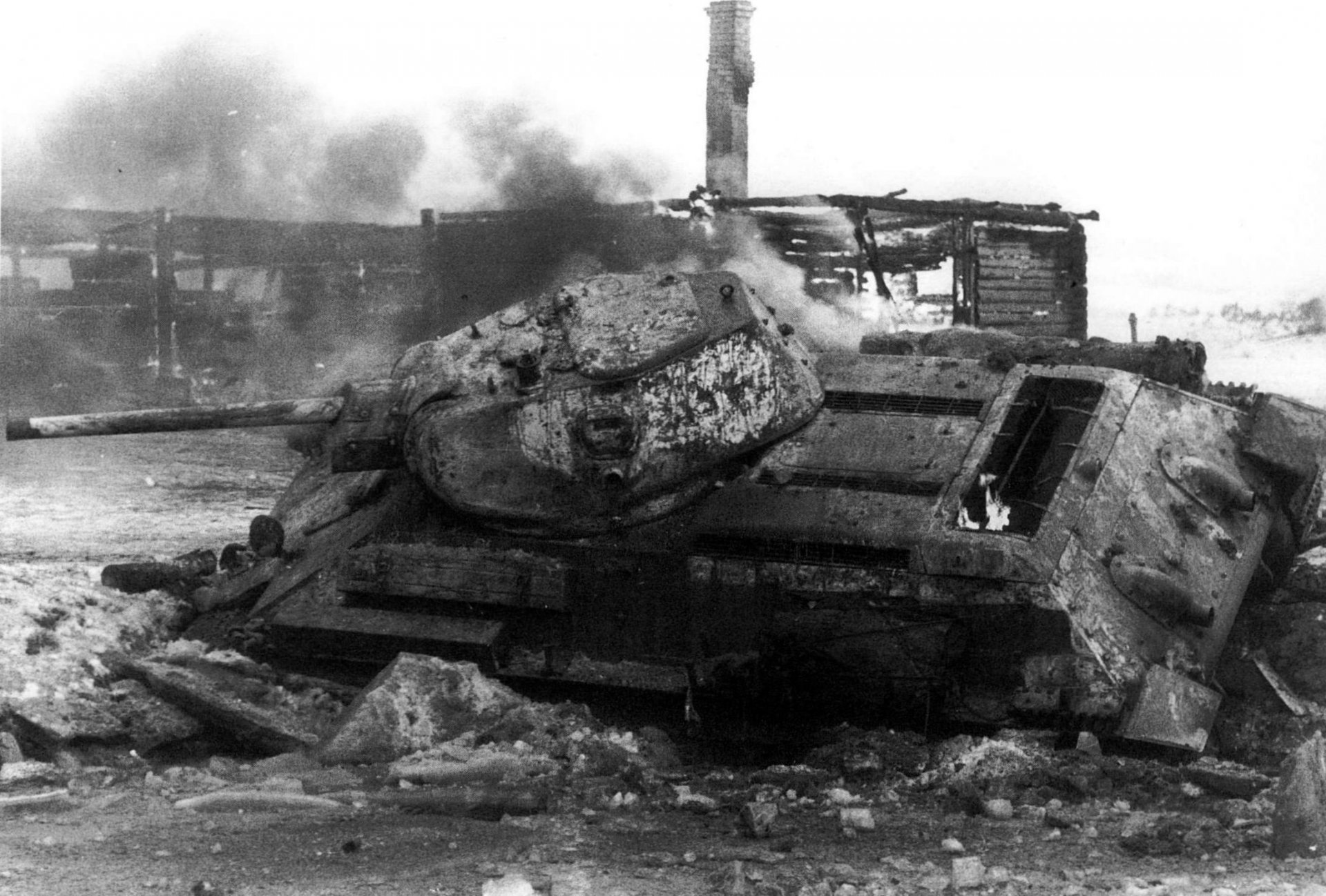 guerra tanque fuego t-34