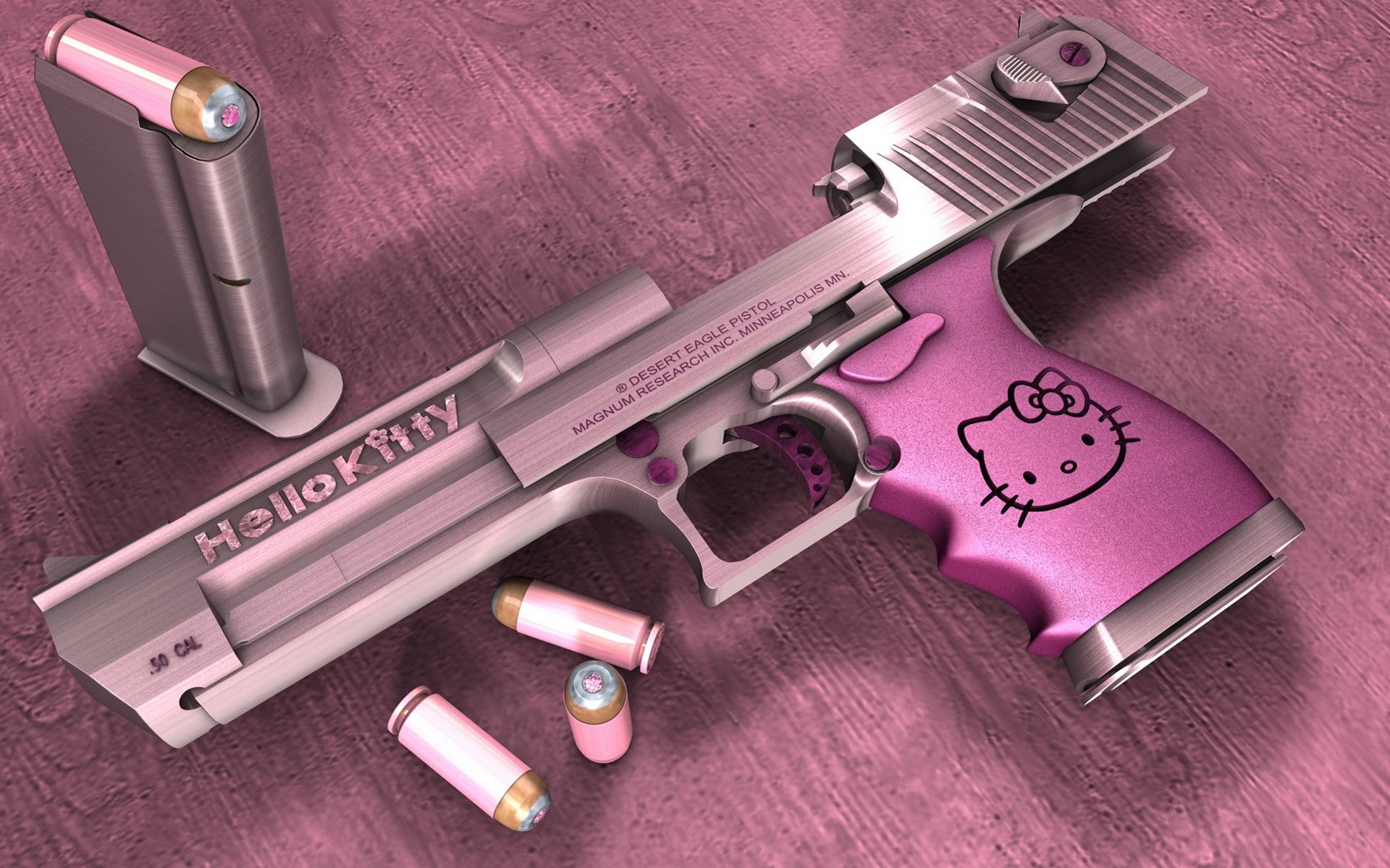 hello kitty desert eagle rose