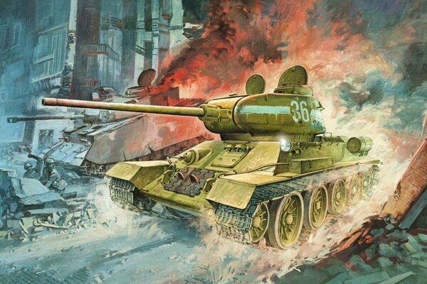 Figura tanque medio T - 34 rkka