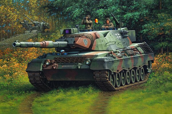 Djital Art deutscher Panzer