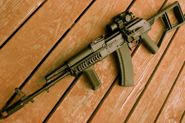 AK-47 assault rifle popular of its kind