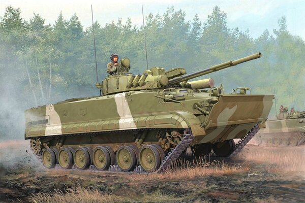 Imagen del tanque ruso BMP-3