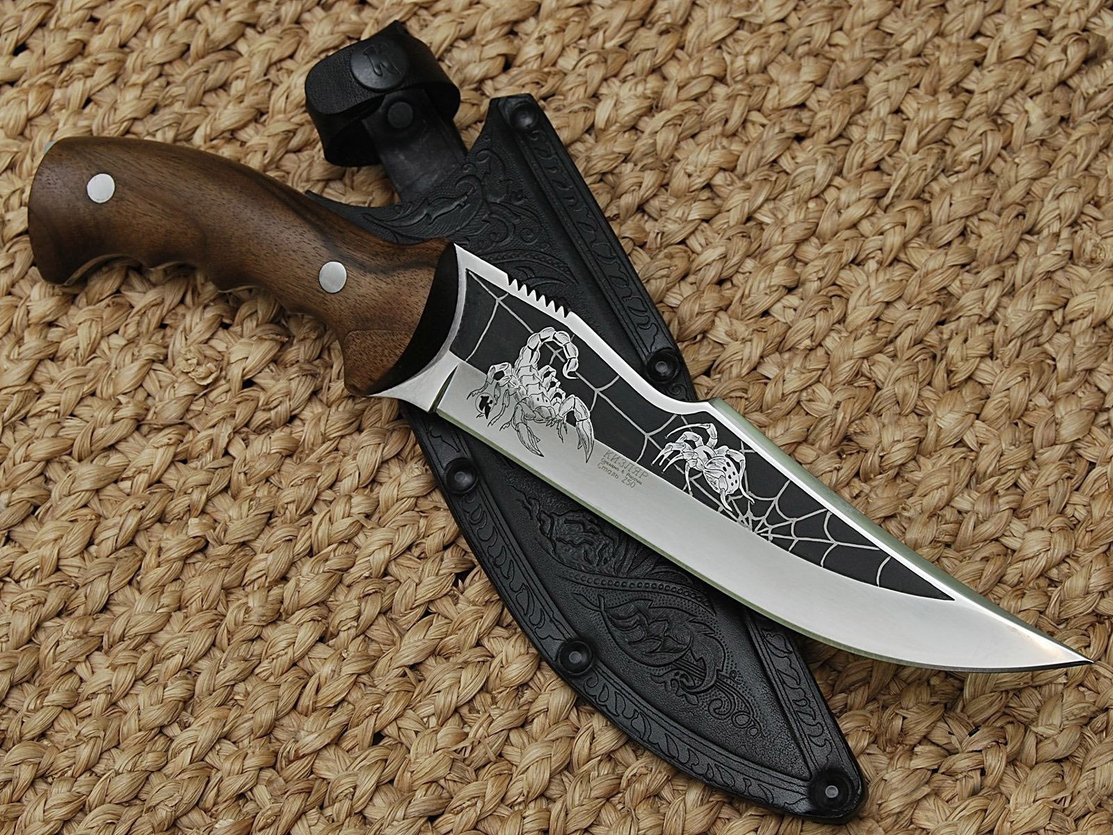 cold steel knife russia bag scorpion spider