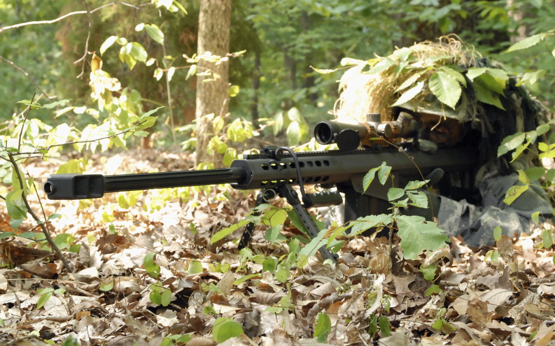 forest ambush sniper rifle