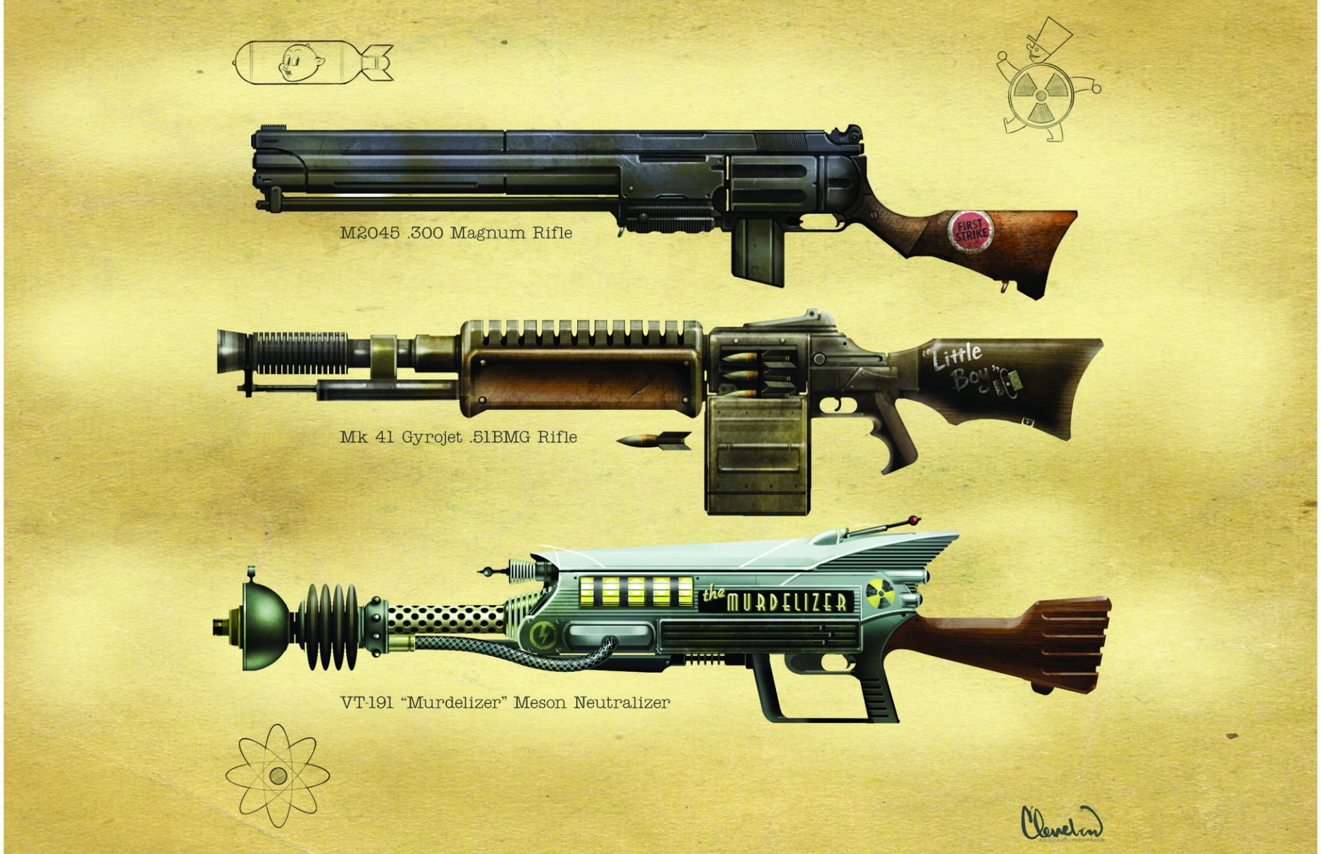 fallout weapon laser rifle machine gun