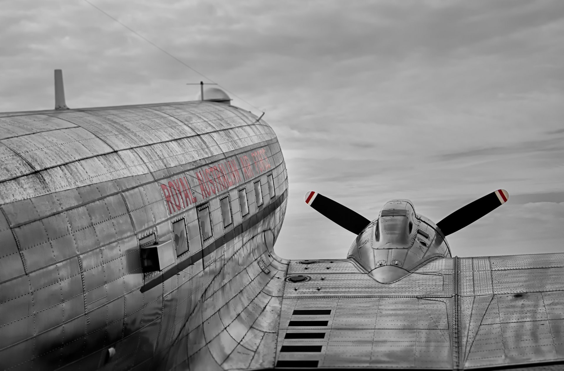 douglas c-47 tierra avión