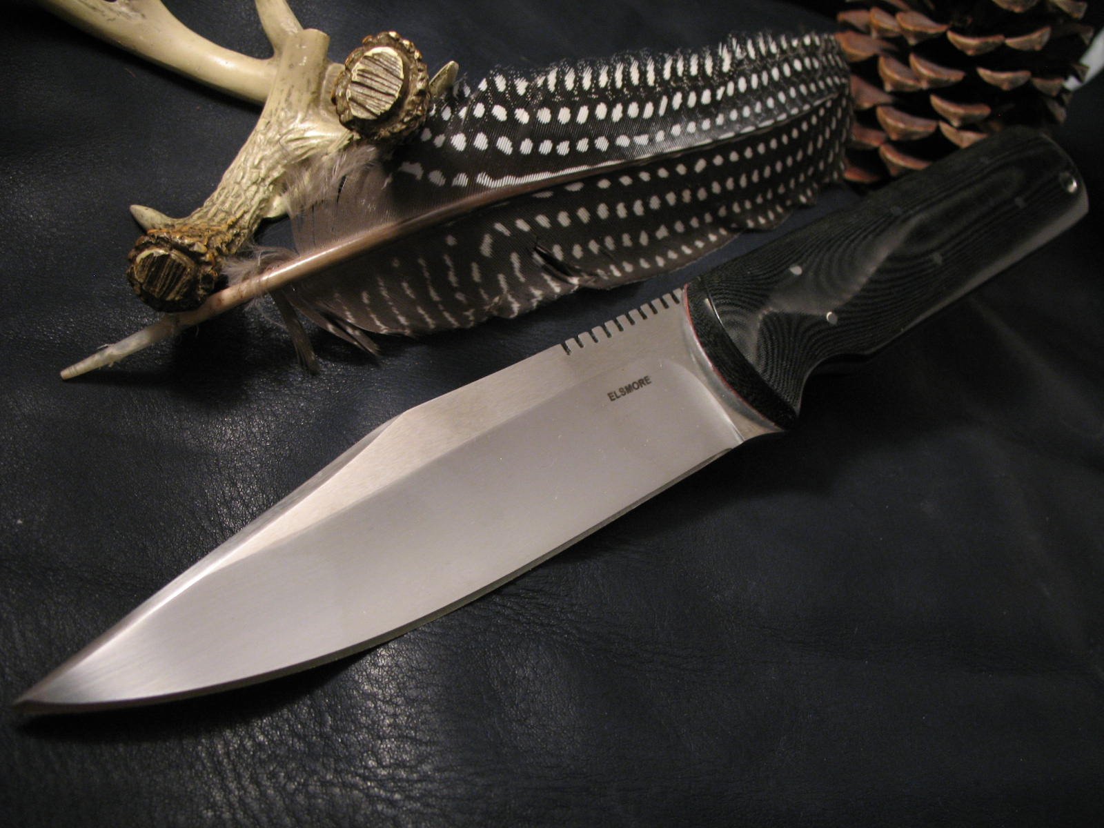 cold steel knife feather bump elsmore