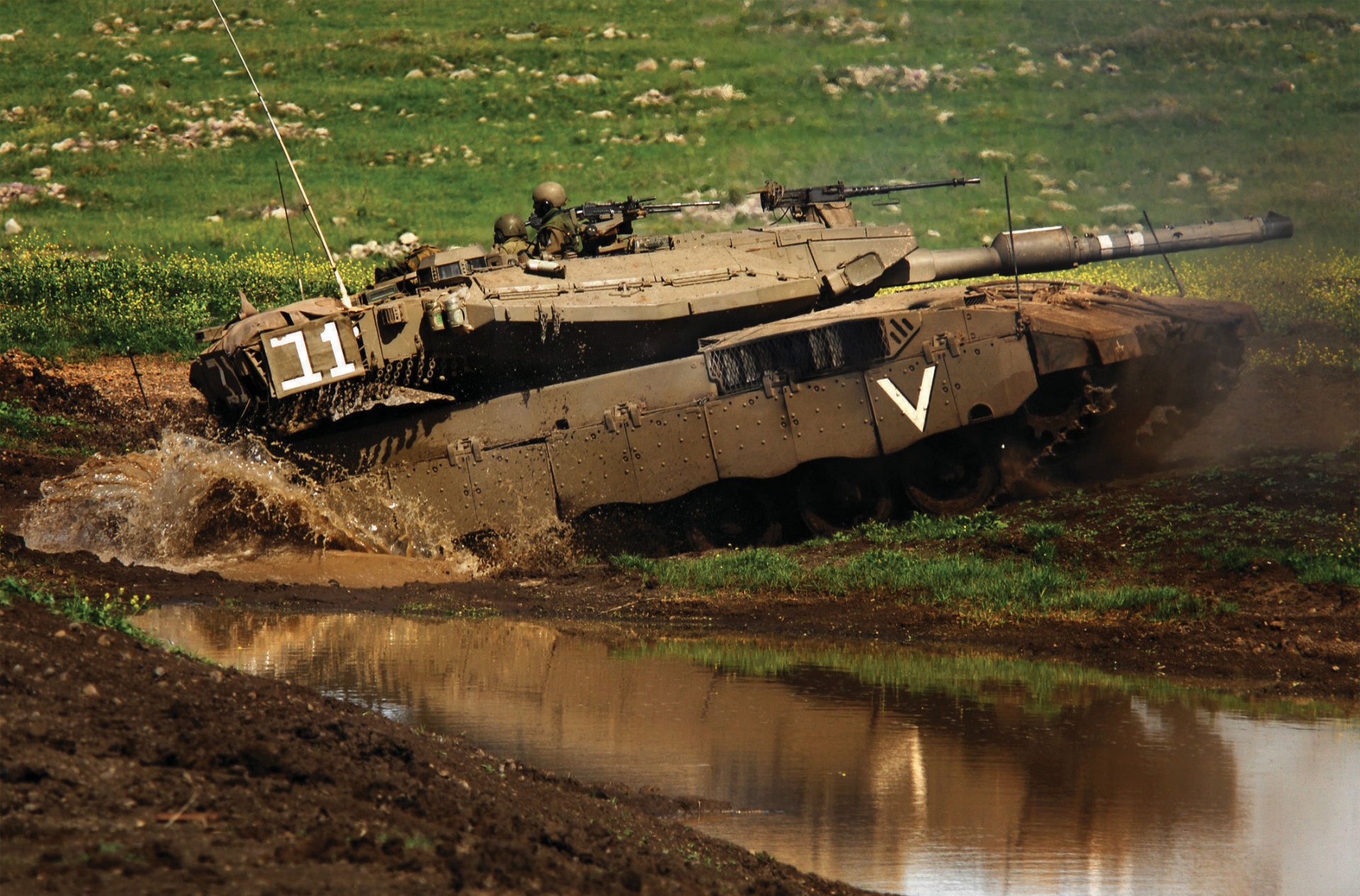 merkava tanque barro