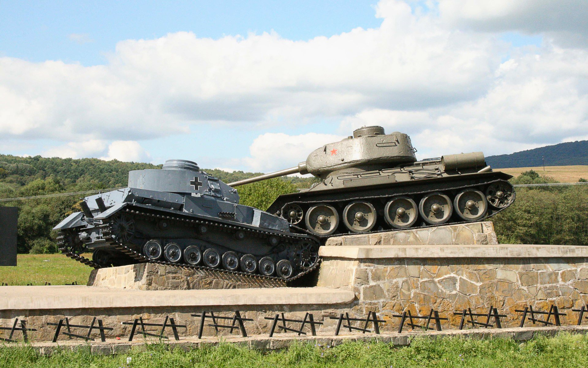 tank t-34 denkmal